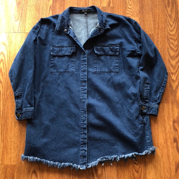 honey punch denim dress Honey Punch Denim dress - black - (Pre-owned)